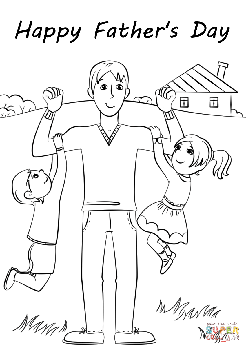 Free Printable Fathers Day Coloring Pages at GetDrawings Free download