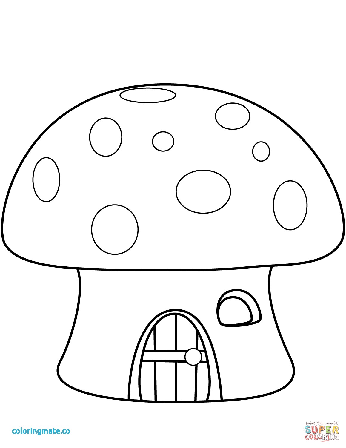 Free Printable Mushroom Coloring Pages at GetDrawings | Free download