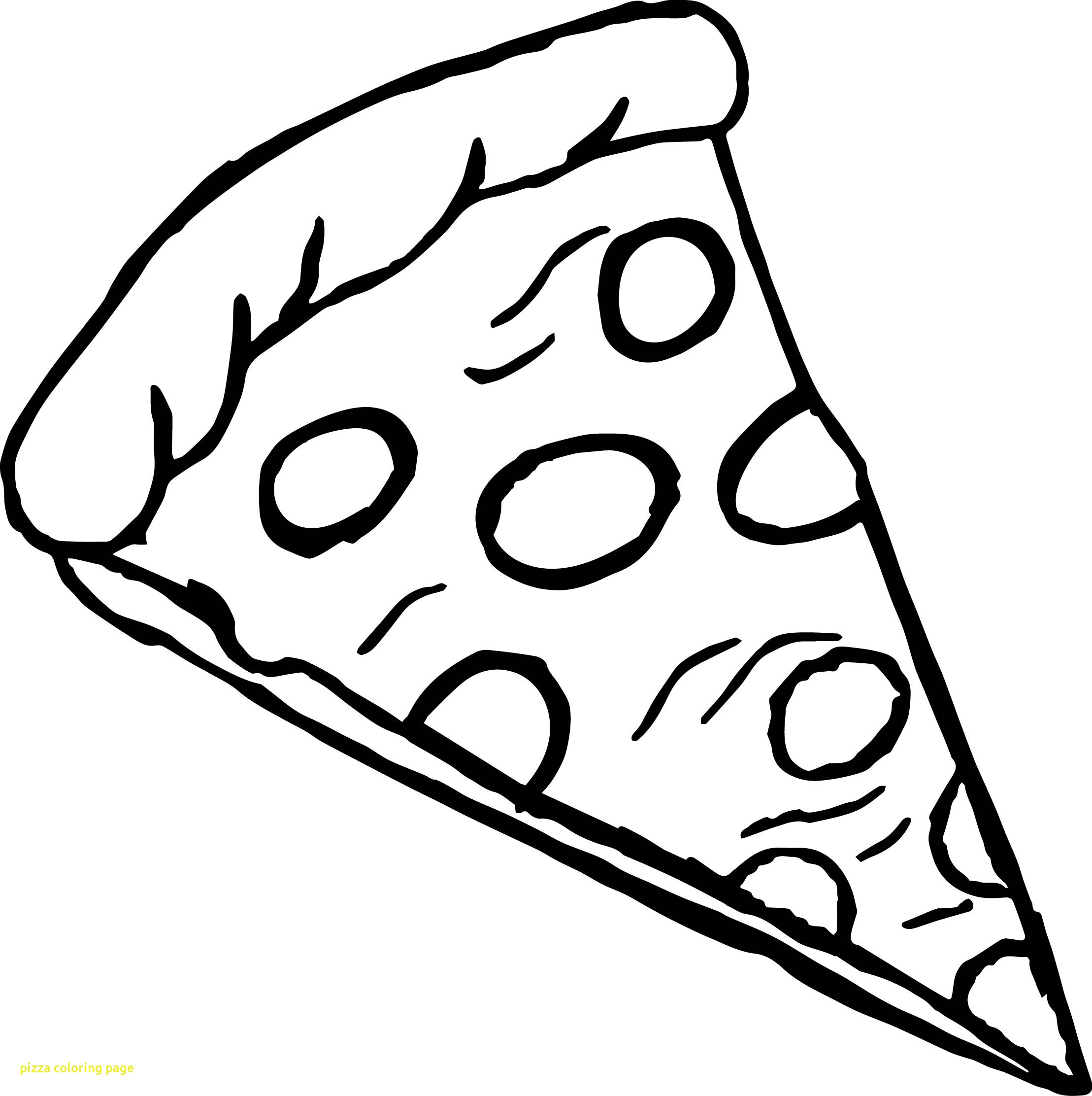 Free Printable Pizza Coloring Pages at GetDrawings Free