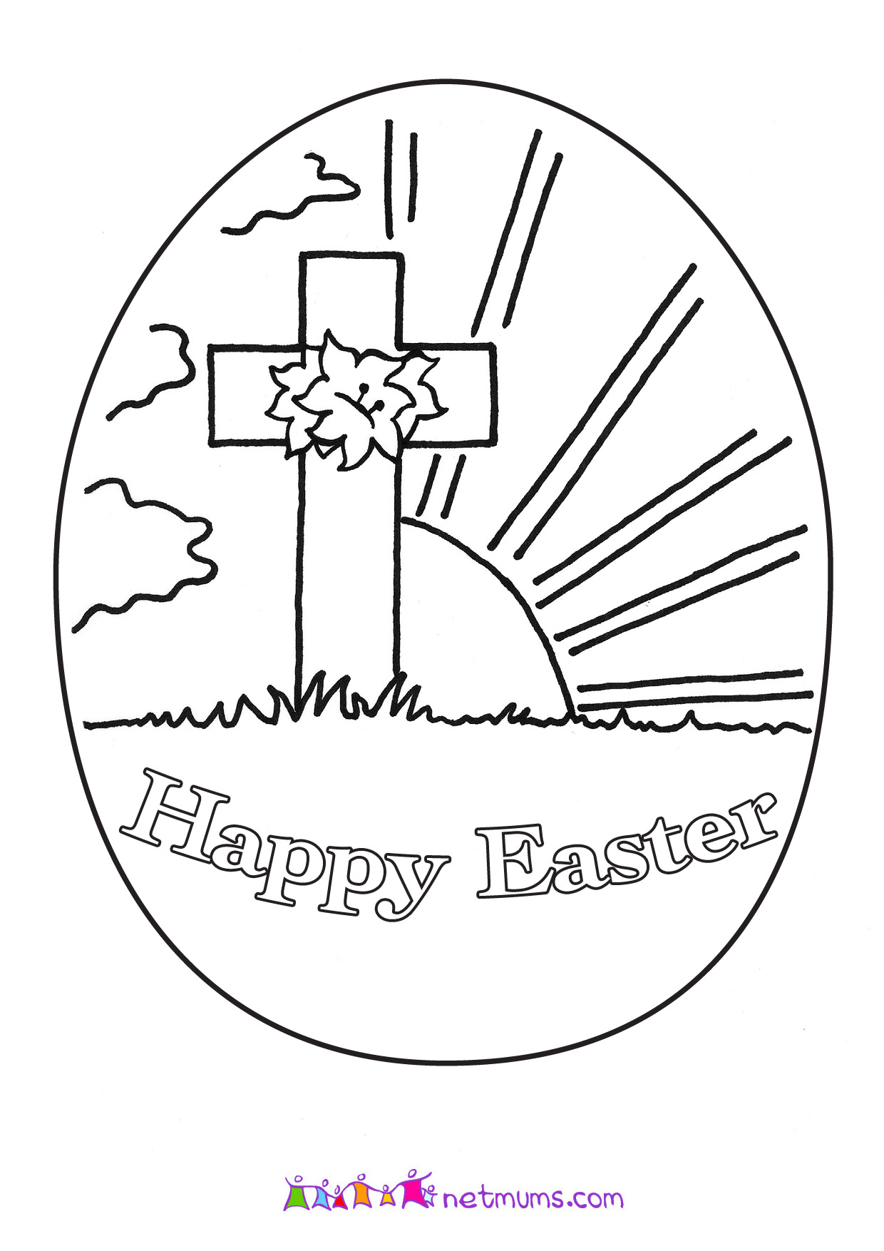 Free Printable Religious Easter Coloring Pages At GetDrawings Free Download