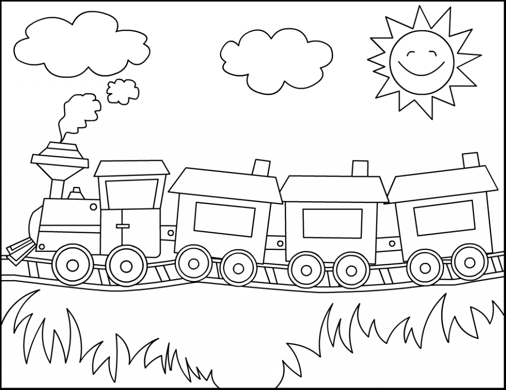 Free Printable Train Coloring Pages At Getdrawings Free Download