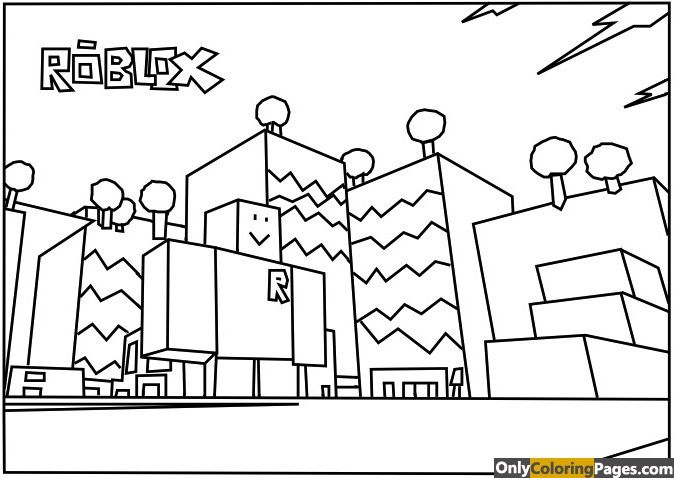 Jailbreak Roblox Para Pintar / Coloring Pages Roblox Jailbreak Coloring