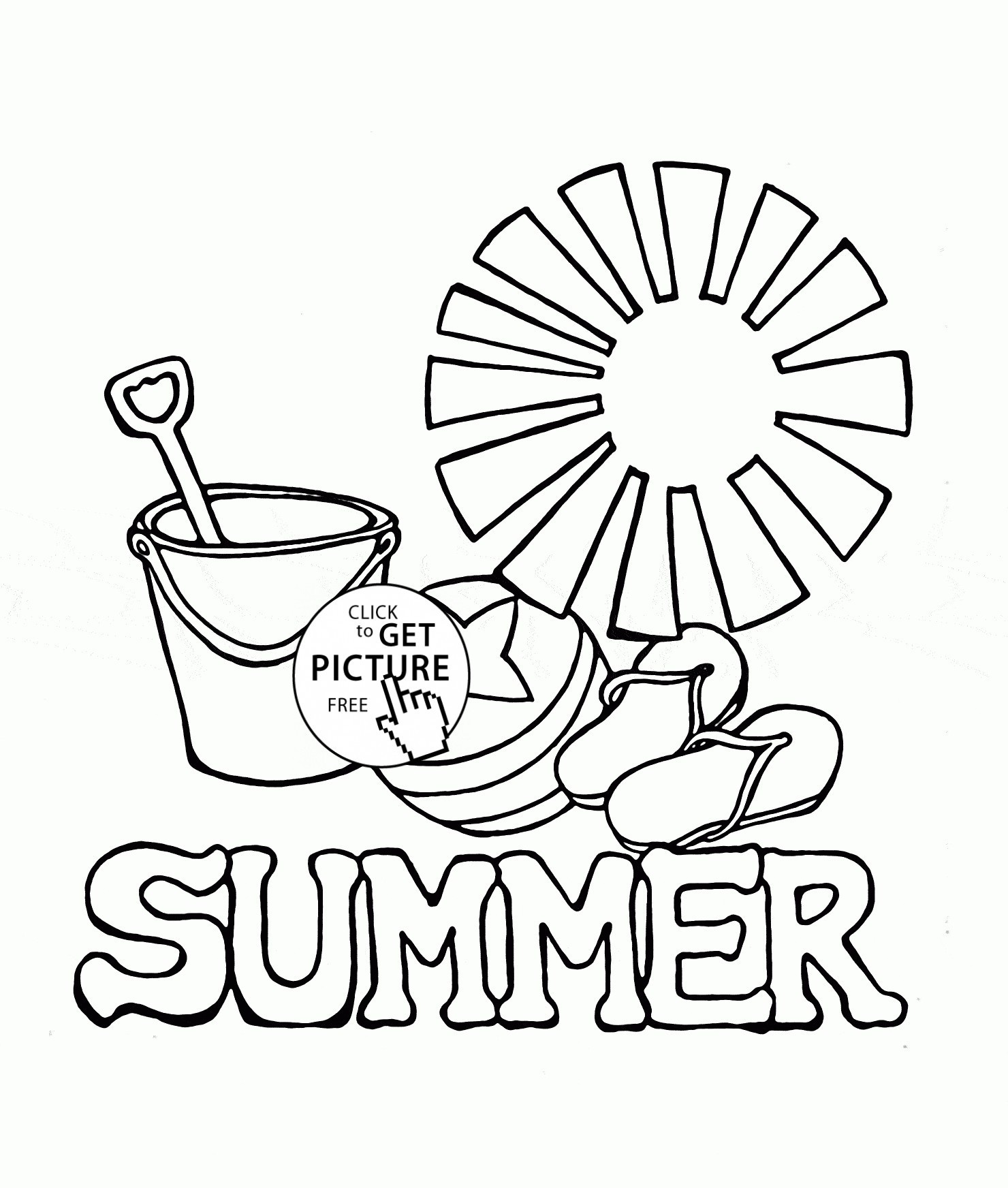 Free Summer Coloring Pages at GetDrawings | Free download