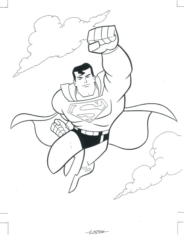 Free Superman Coloring Pages At Getdrawings 