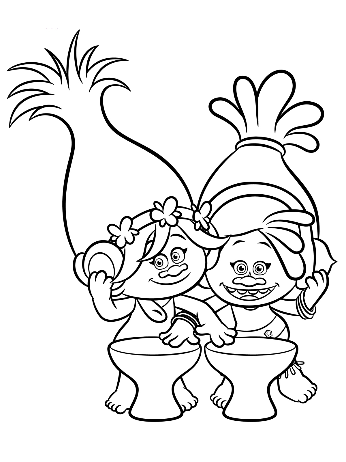 Free Trolls Coloring Pages At GetDrawings Free Download