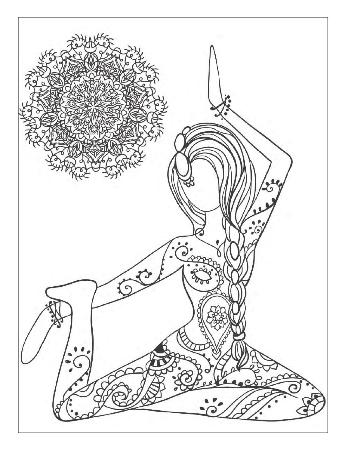 Free Yoga Coloring Pages at GetDrawings