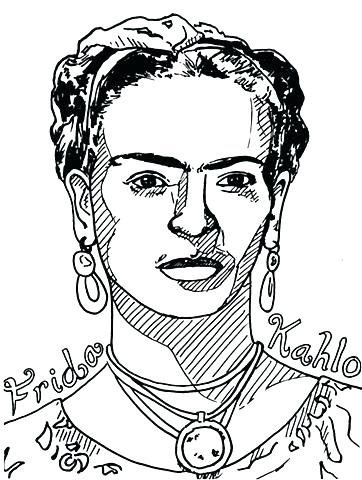 Frida Coloring Pages at GetDrawings | Free download