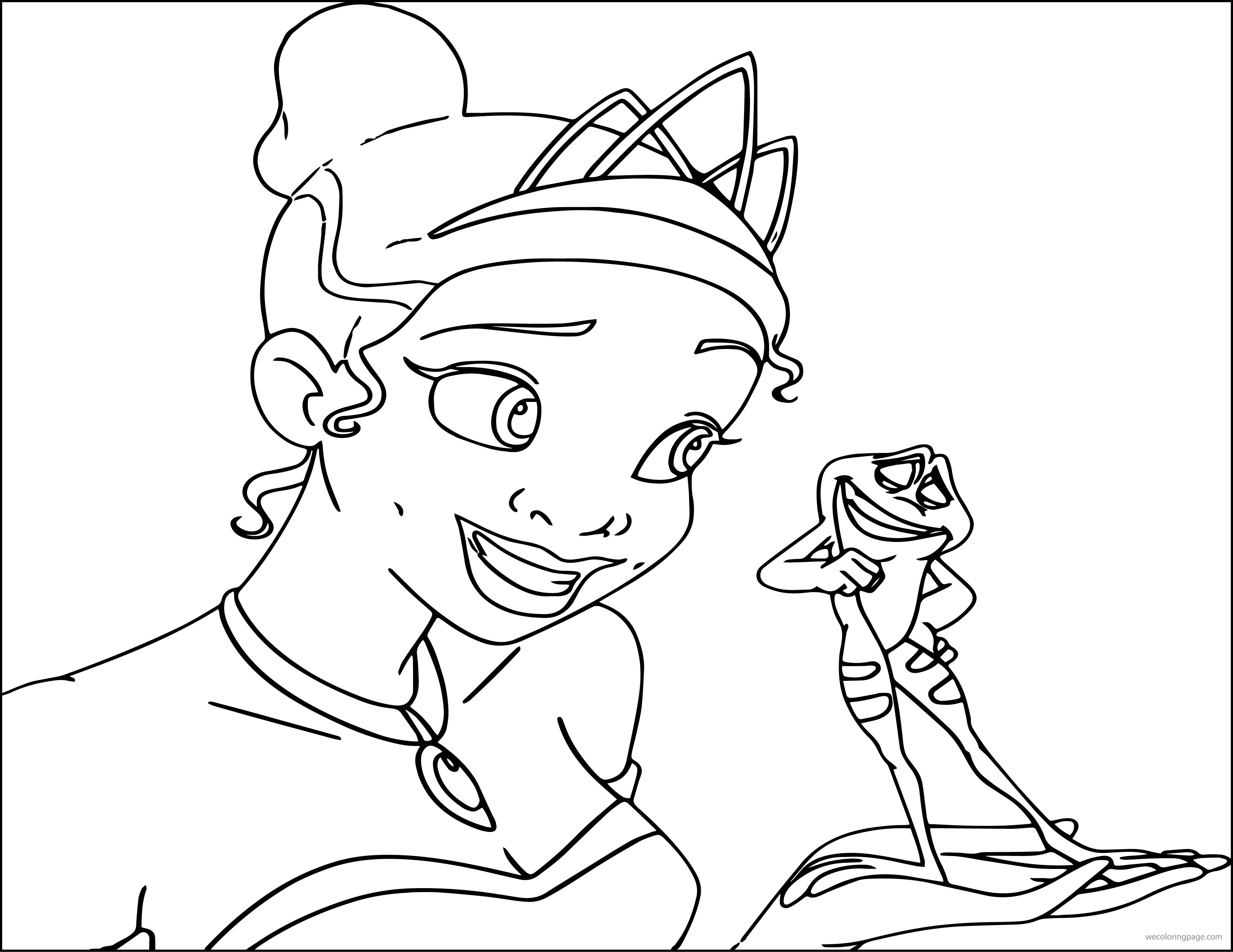 3533x2728 Interesting Design Ideas Princess And The Frog Colouring Pages.