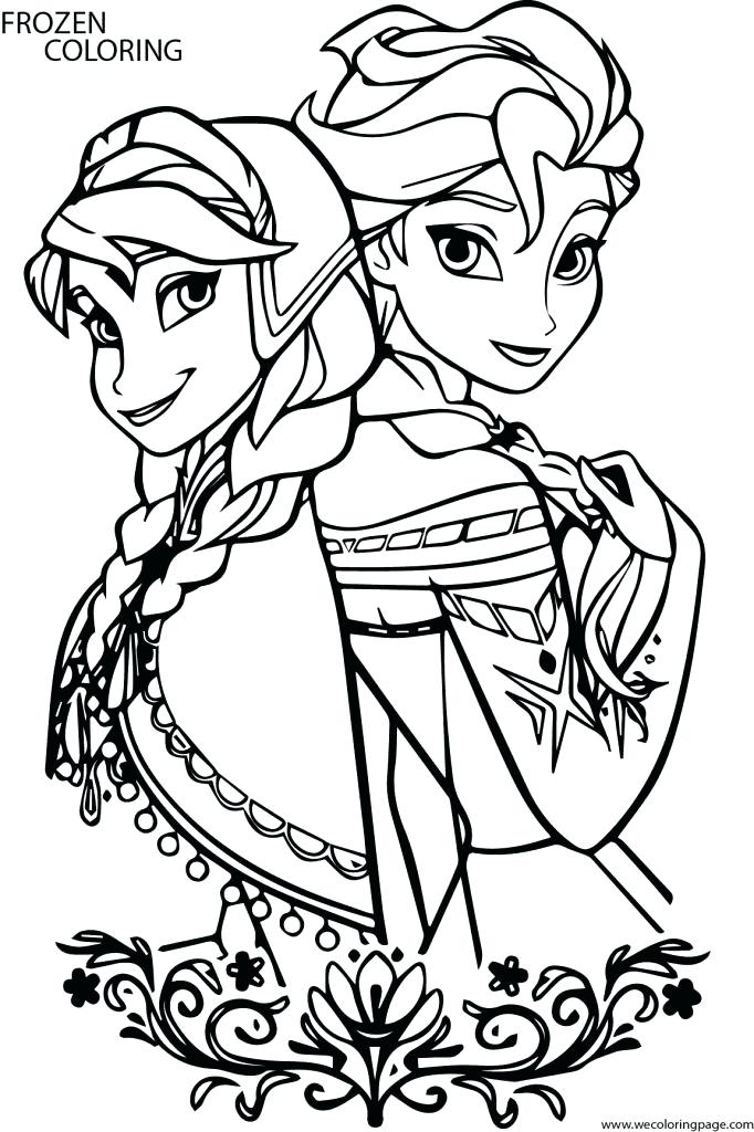 Frozen Coloring Pages Elsa Face at GetDrawings Free download