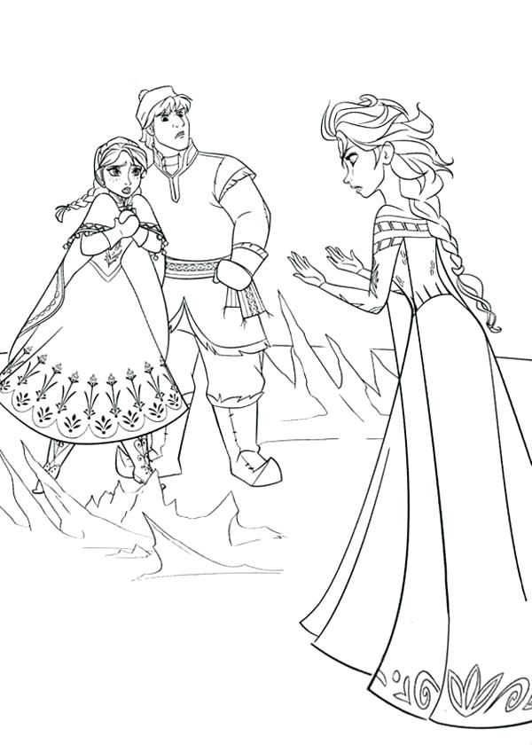 Frozen Coloring Pages Elsa Ice Castle at GetDrawings ...