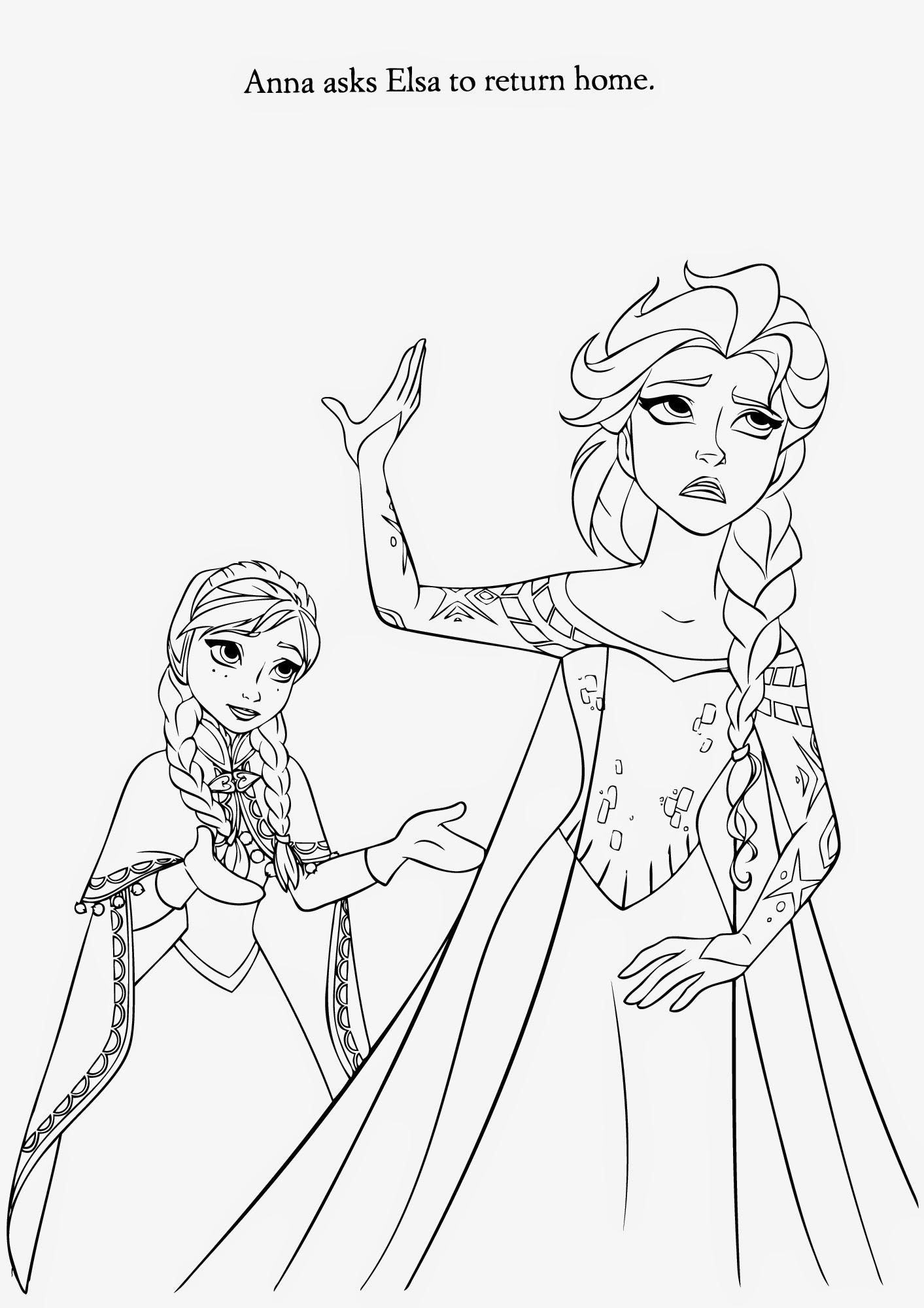 Frozen Coloring Pages Elsa Ice Castle at GetDrawings | Free download