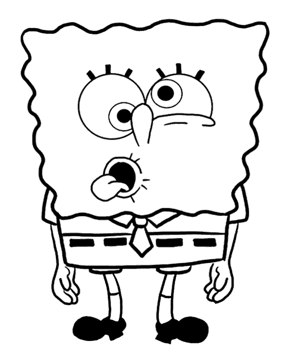 Funny Spongebob Coloring Pages at GetDrawings Free download
