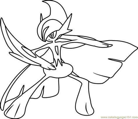 Gallade Coloring Pages At Getdrawings Free Download