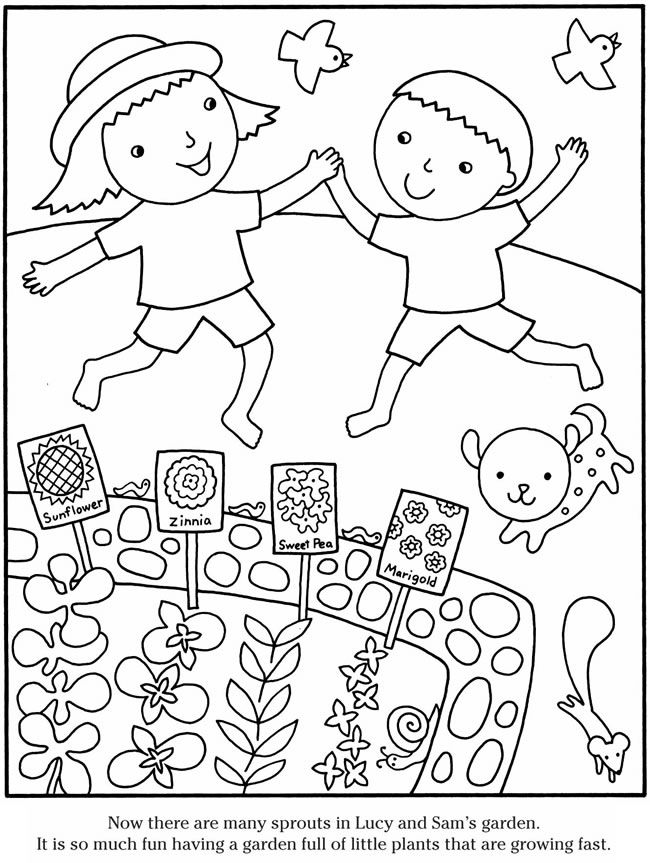 Garden Coloring Pages For Preschool At GetDrawings Free Download