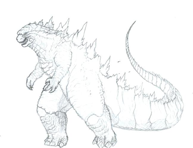 New Godzilla King Of The Monsters Coloring Pages 2019 