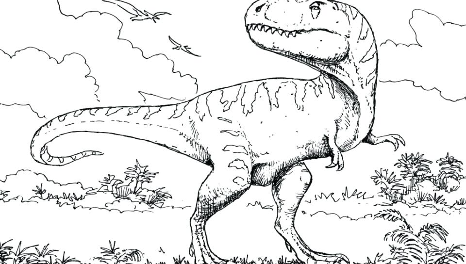 Giganotosaurus Coloring Page at GetDrawings | Free download