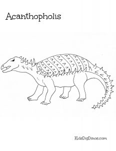 giganotosaurus coloring page