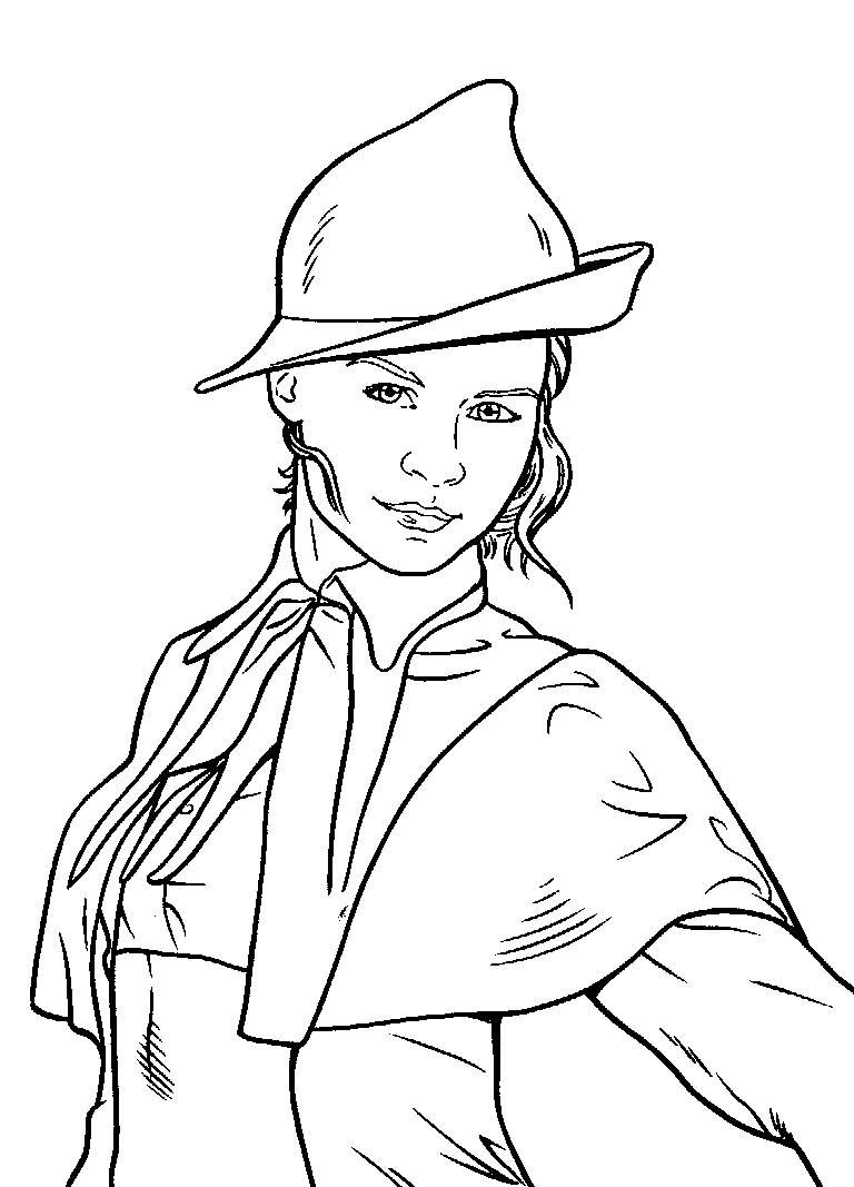 Ginny Weasley Coloring Pages at GetDrawings | Free download