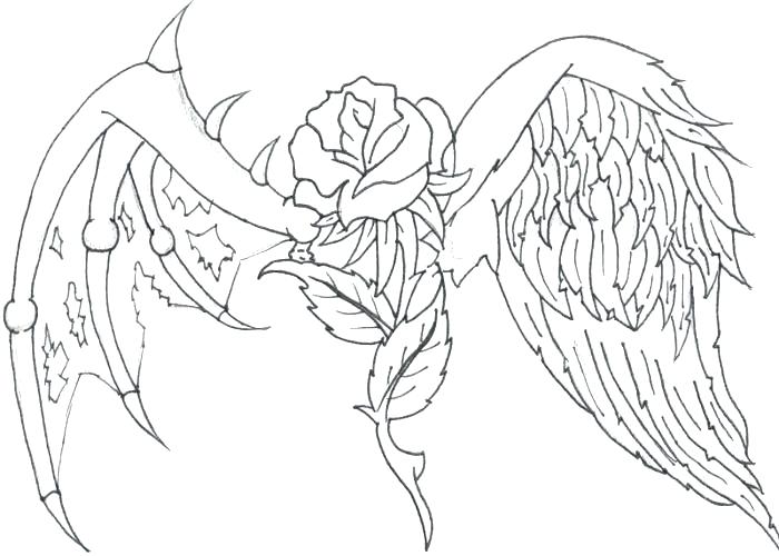 Girl Angel Coloring Pages at GetDrawings | Free download