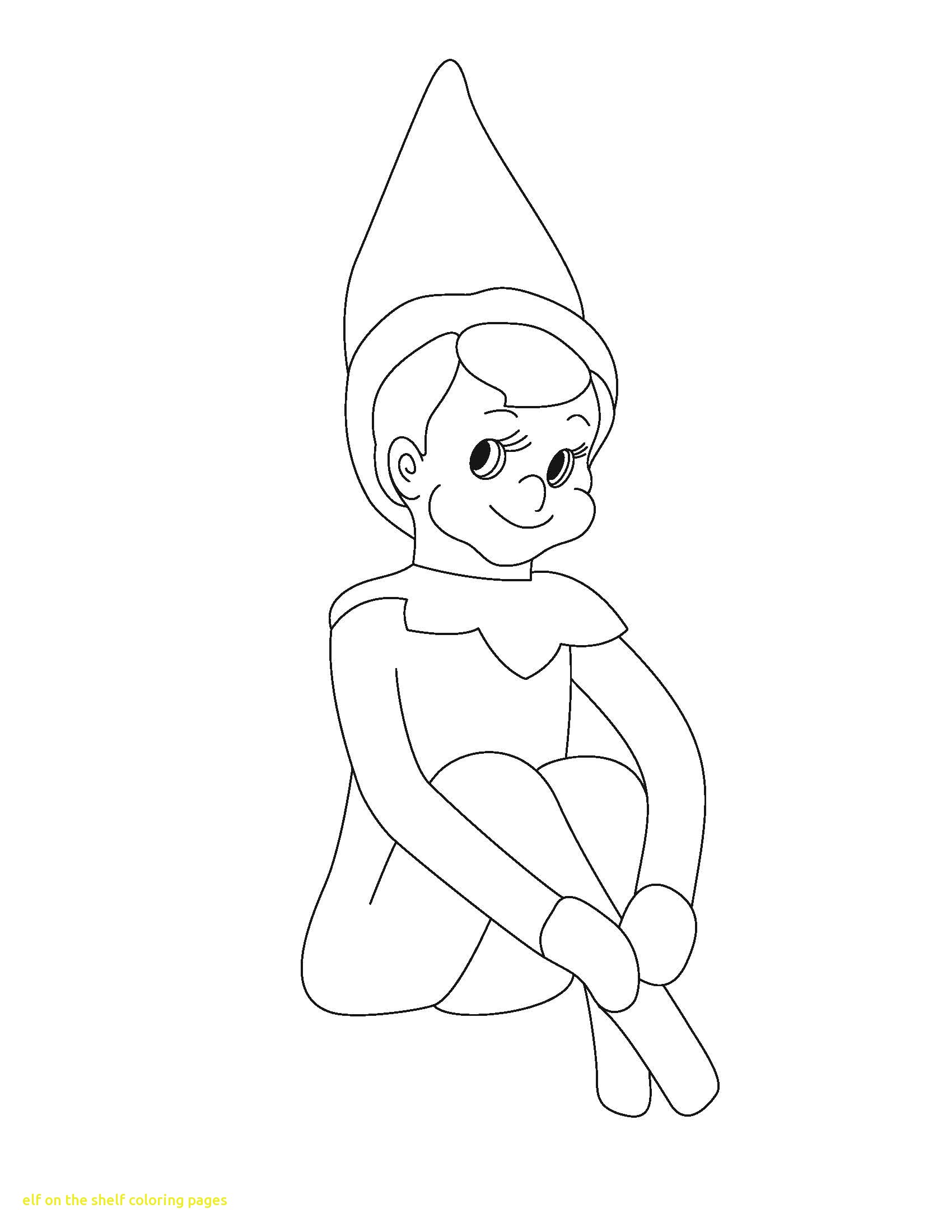 Girl Elf On The Shelf Coloring Pages At GetDrawings Free Download