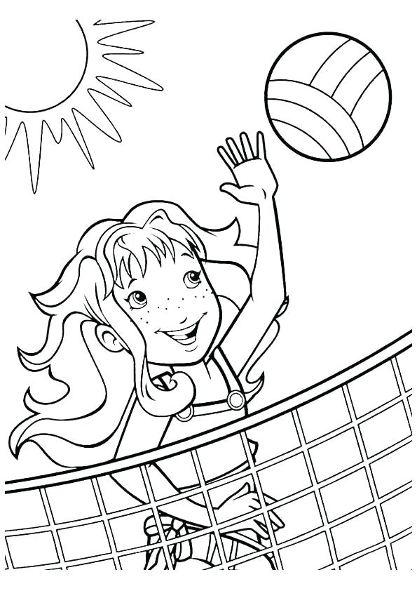 Girl Sports Coloring Pages at GetDrawings | Free download