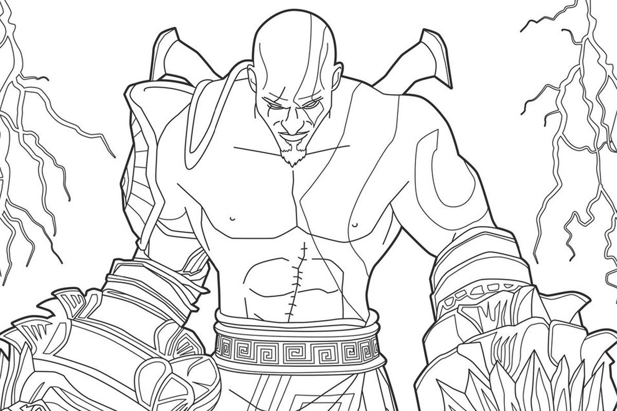 God Of War Coloring Pages At Getdrawings | Free Download