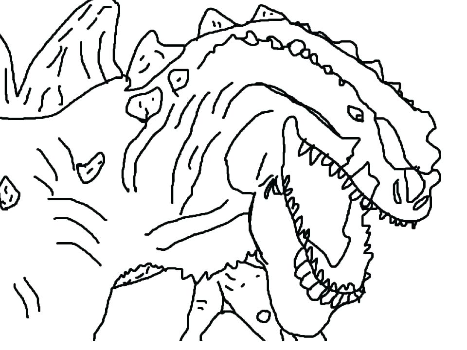 Godzilla 2000 Coloring Pages at GetDrawings | Free download
