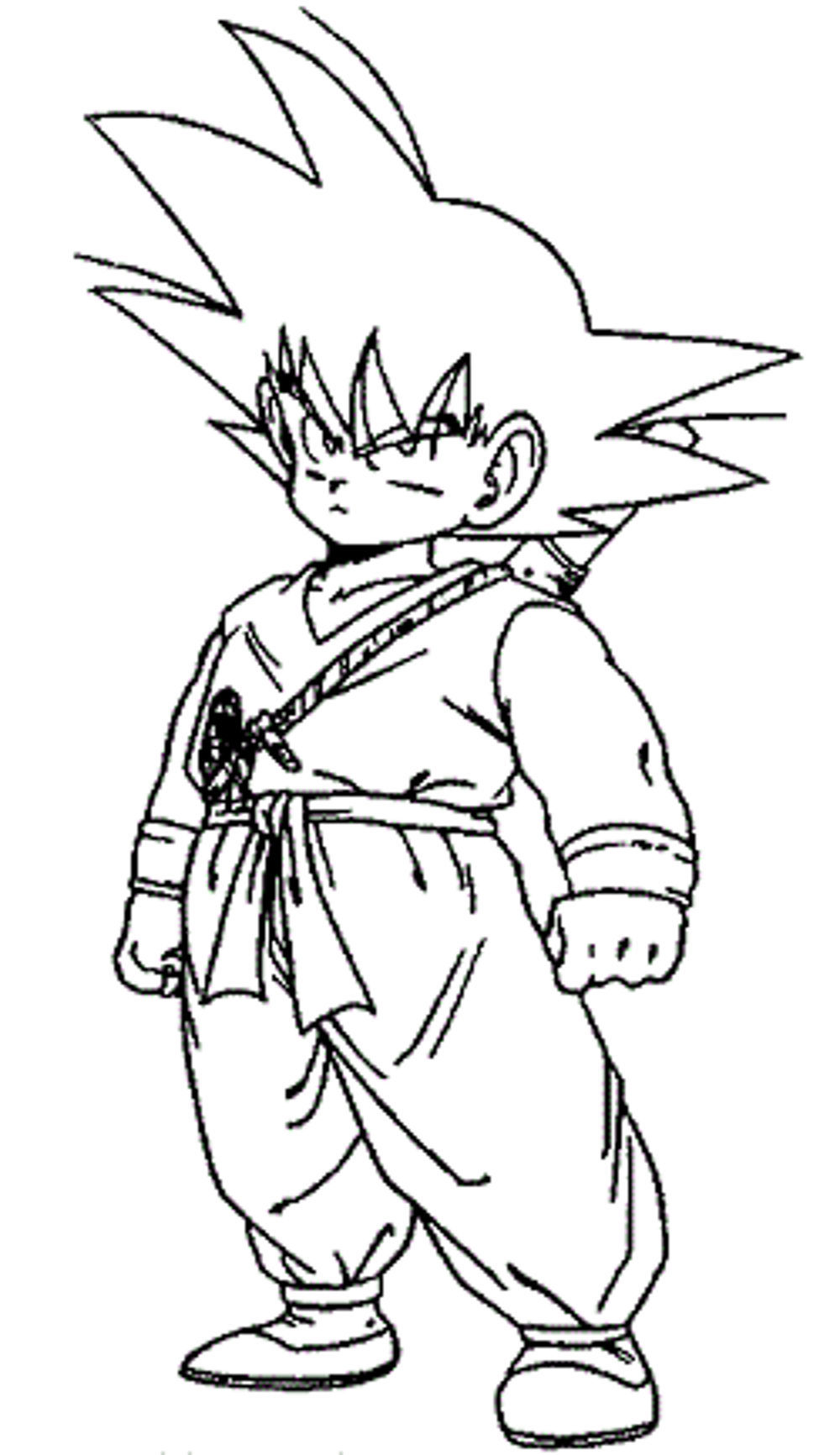 Goku Coloring Pages at GetDrawings | Free download