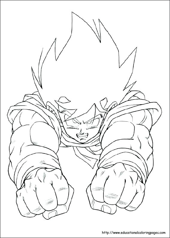 Goku Ssj Coloring Pages At Getdrawings Free Download