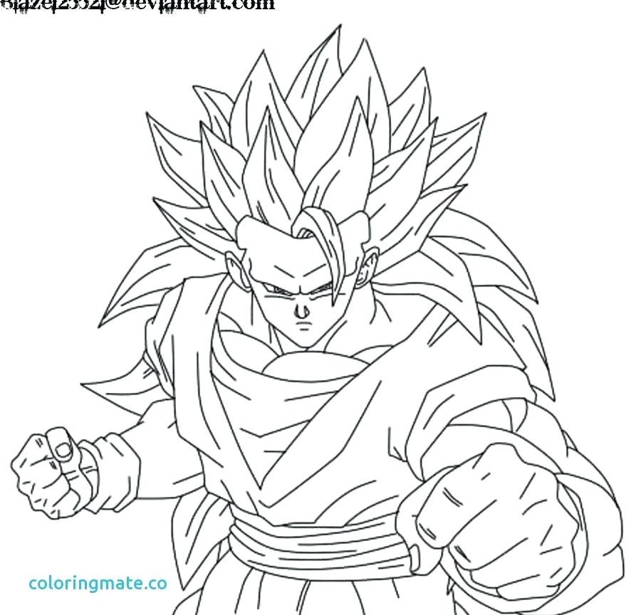 Goku Ssj3 Coloring Pages At Getdrawings 