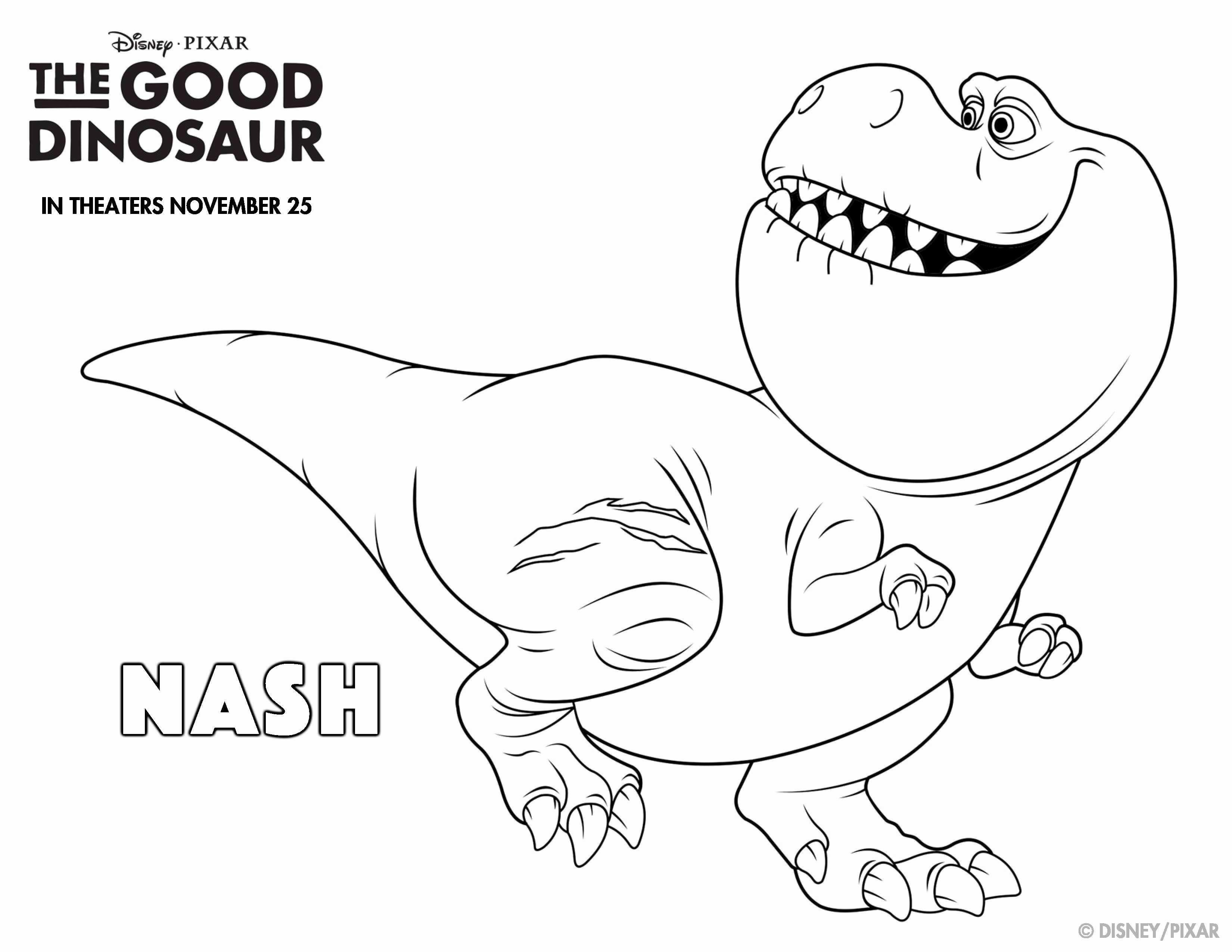 Good Dinosaur Coloring Pages Printable at GetDrawings | Free download