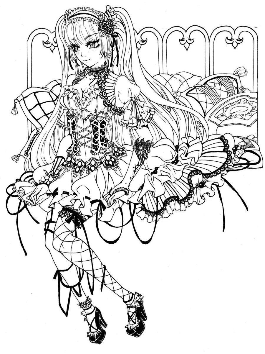 Gothic Coloring Pages For Adults At GetDrawings Free Download
