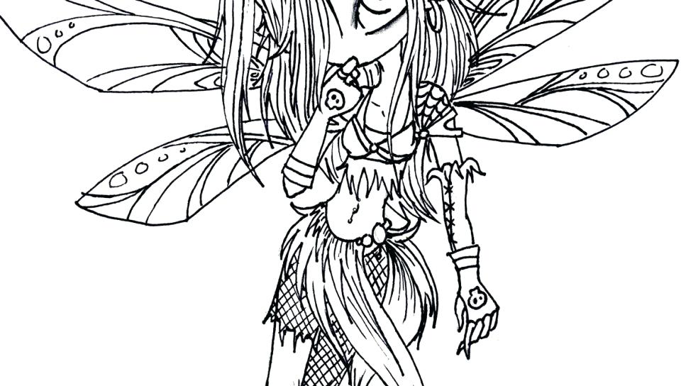 960x544 Gothic Coloring Pages Fairies Are Not Always On The Good Side.