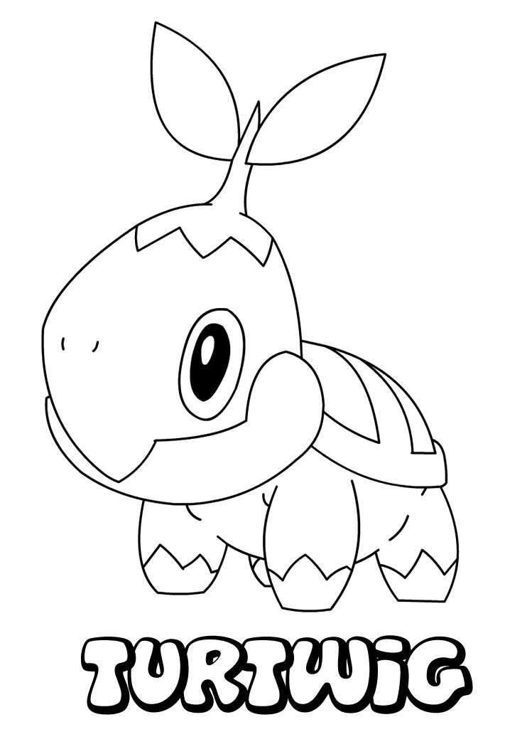 Grass Type Pokemon Coloring Pages At Getdrawings Free Download