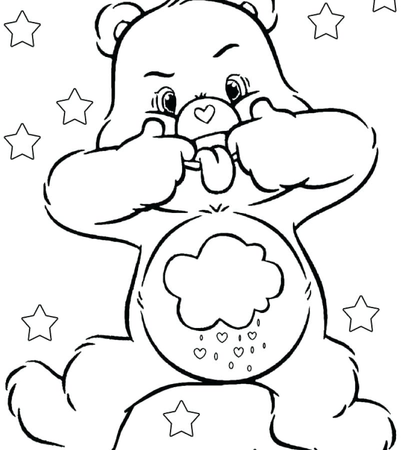 Grumpy Care Bear Coloring Pages at GetDrawings | Free download