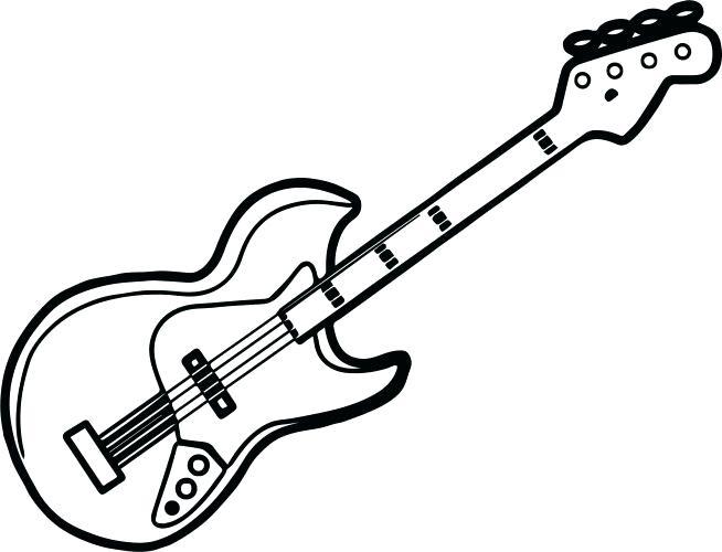 Guitar Coloring Page At Getdrawings Free Download