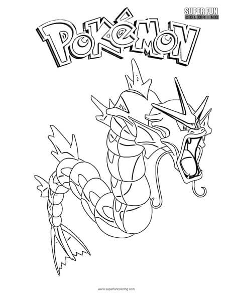 Gyarados Coloring Page At Getdrawings Free Download