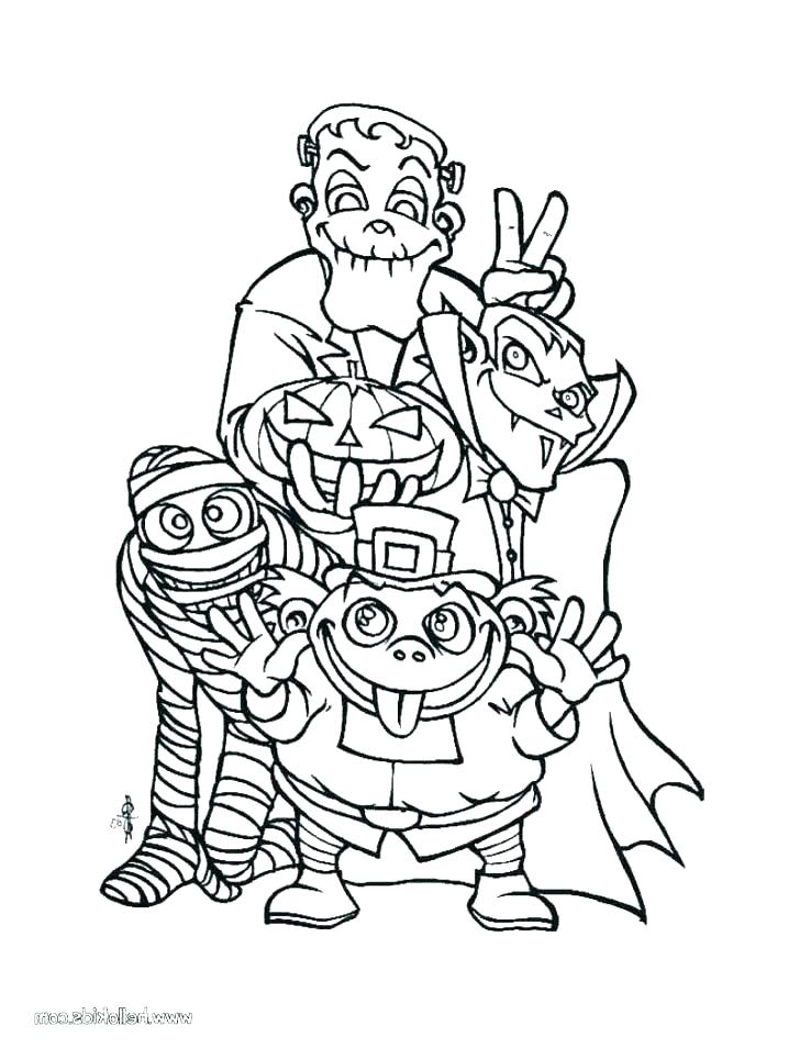 Halloween Coloring Pages For Boys at GetDrawings | Free download