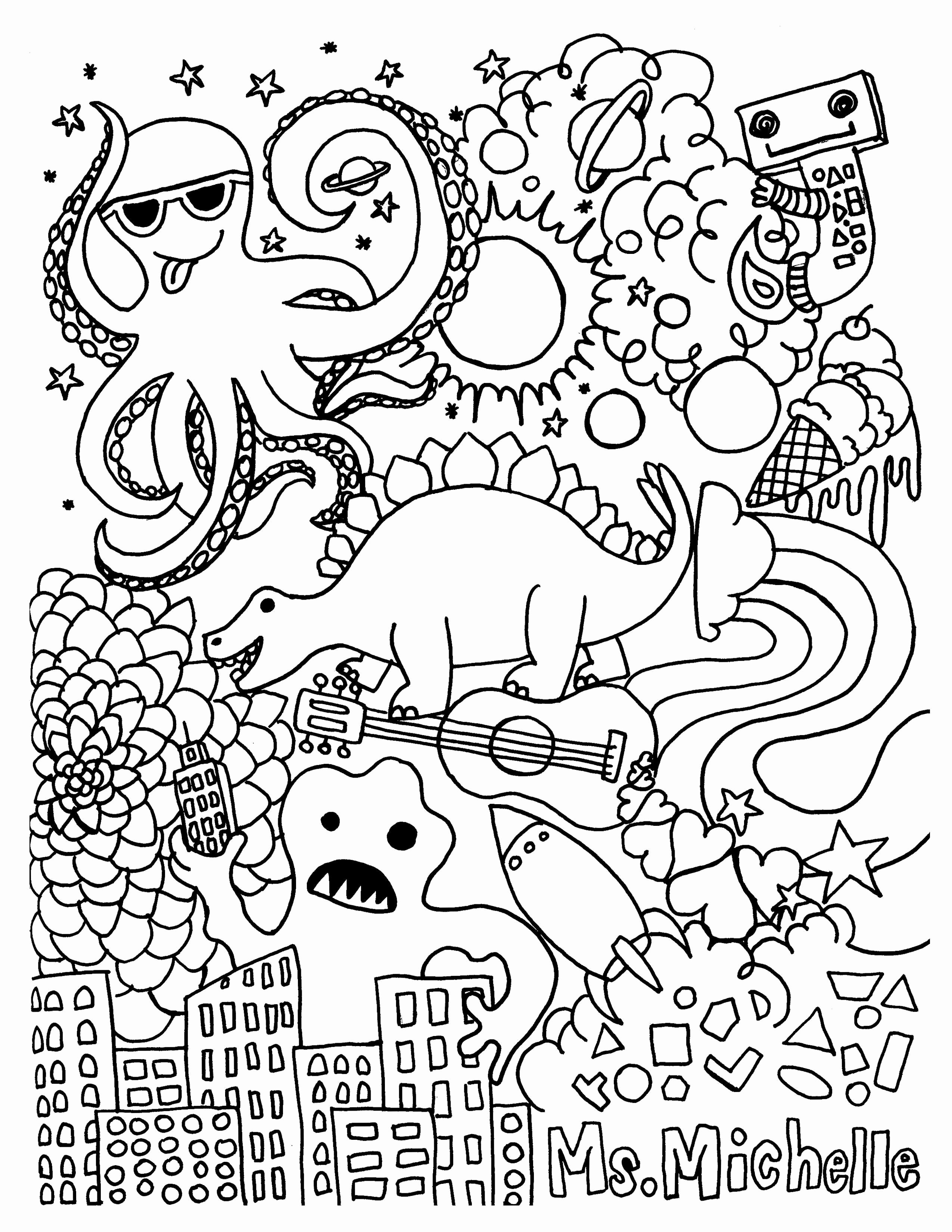 Halloween Decorations Coloring Pages At Getdrawings Com Free For