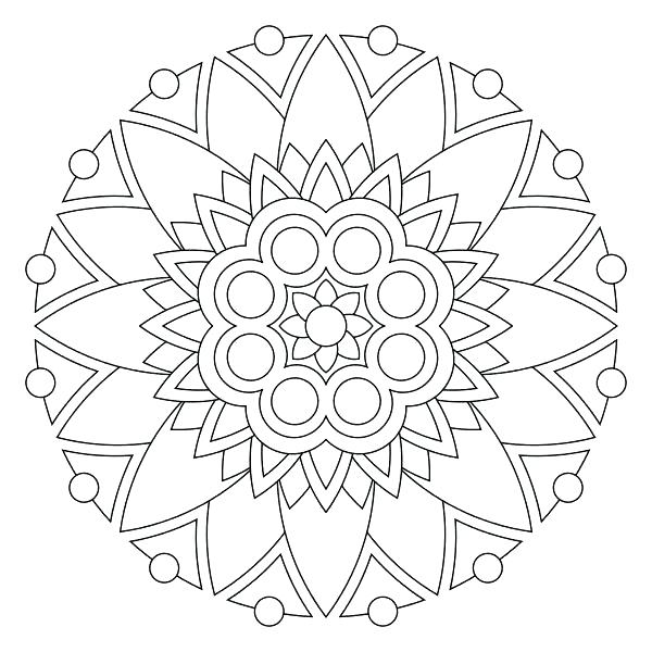 Halloween Mandala Coloring Pages at GetDrawings | Free download