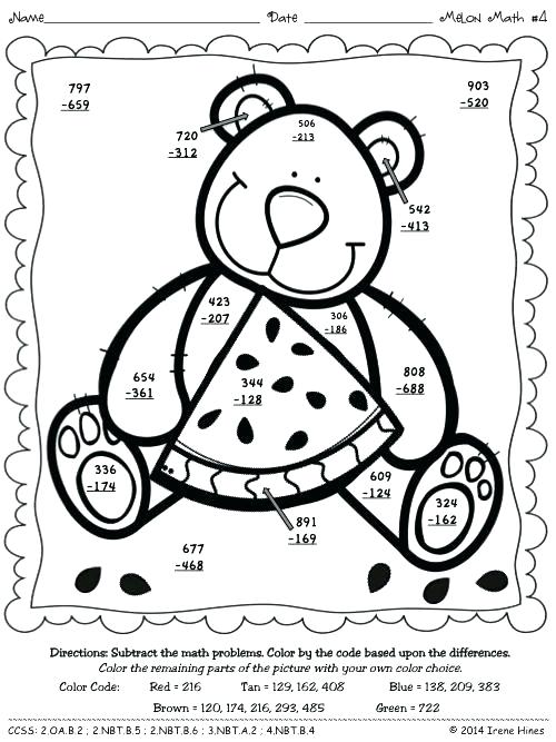 Halloween Math Coloring Pages at GetDrawings | Free download