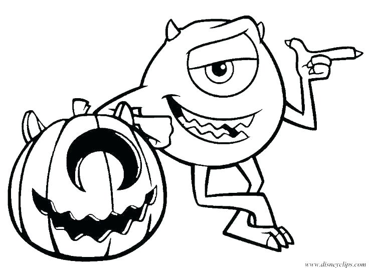 Halloween Monster Coloring Pages at GetDrawings | Free download
