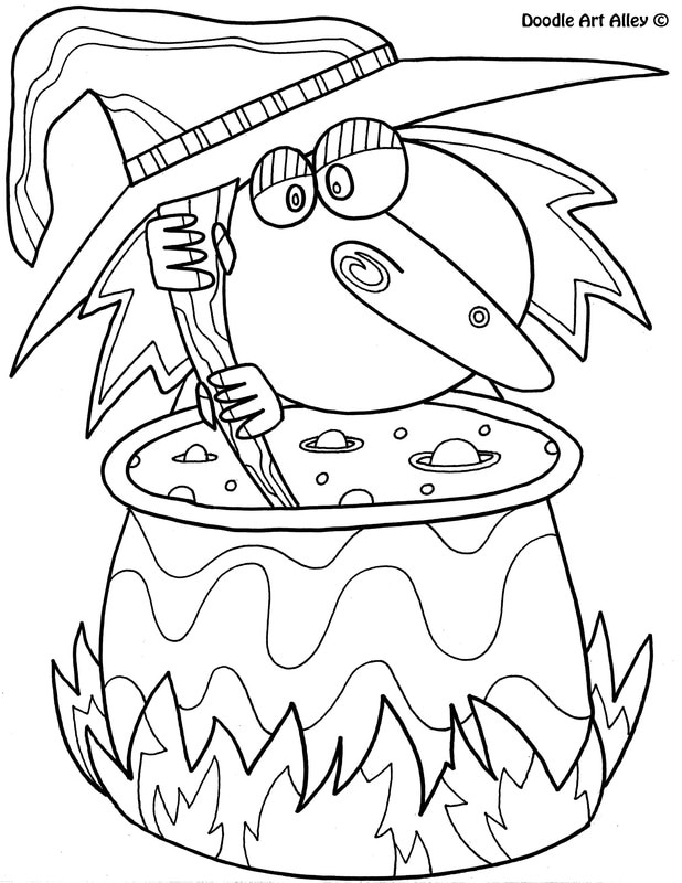 Halloween Music Coloring Pages at GetDrawings | Free download