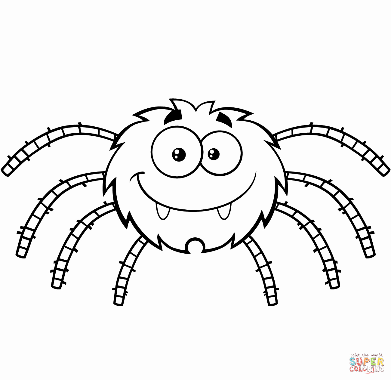 Halloween Spider Coloring Pages at GetDrawings Free download