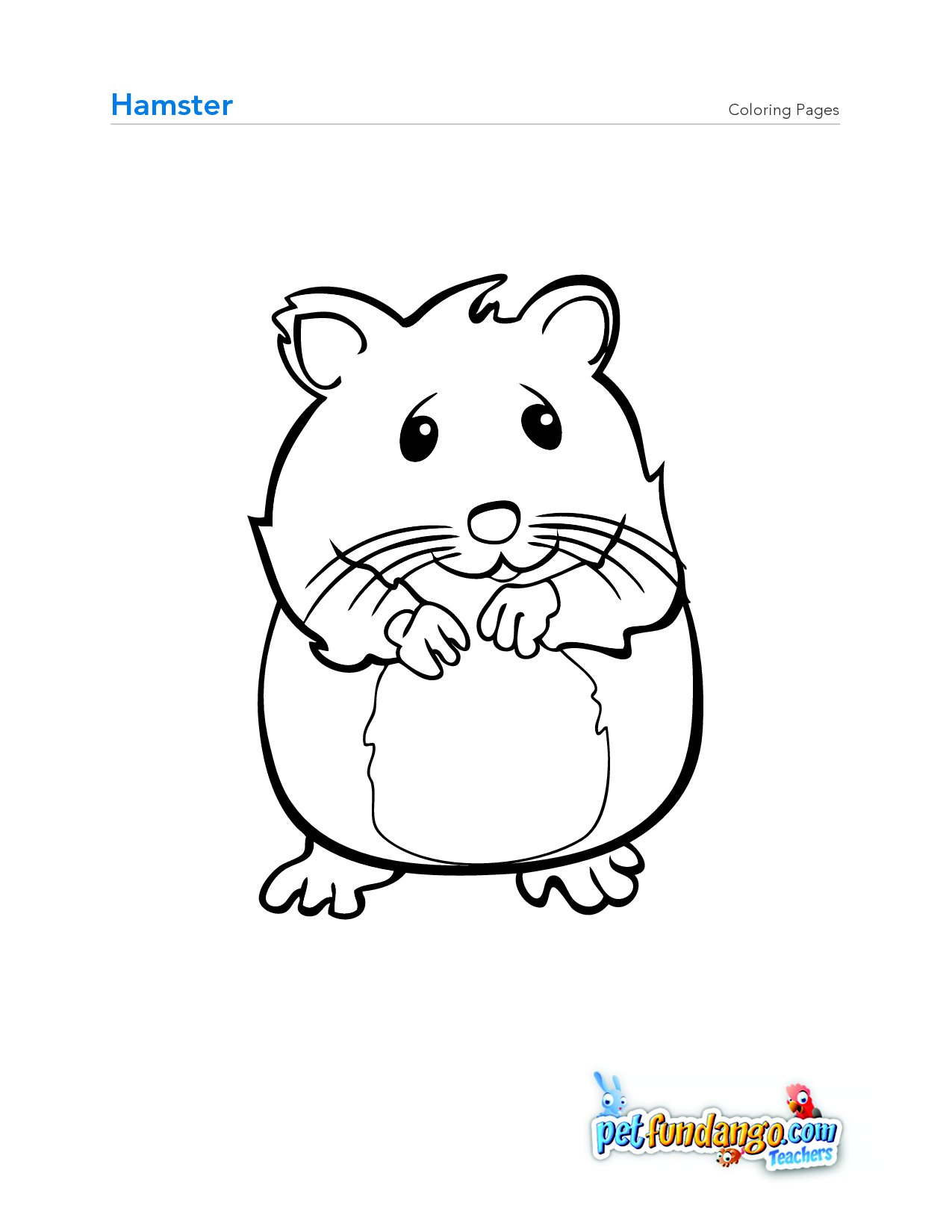 Kleurplaten nl: Lol Kleurplaat Hamster