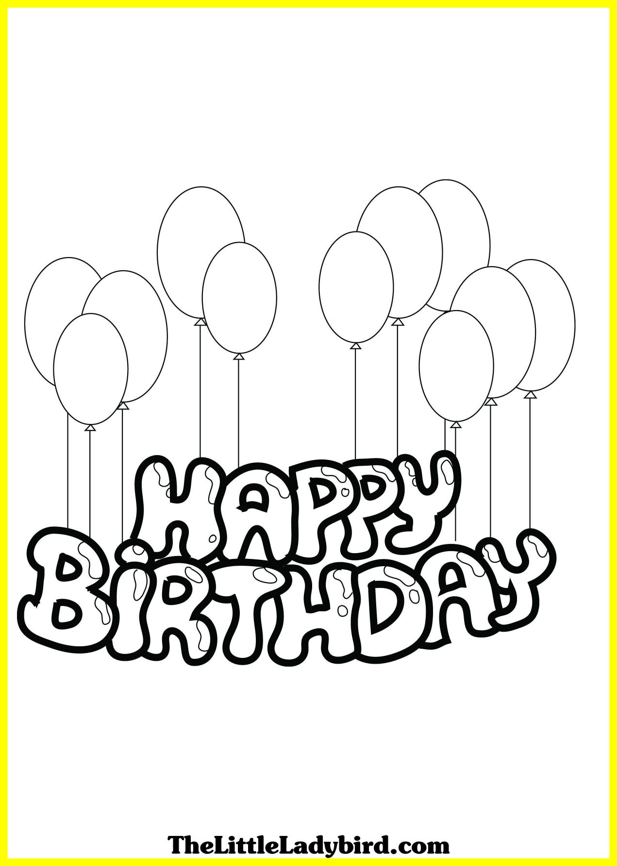 Happy Birthday Brother Coloring Pages at GetDrawings | Free download