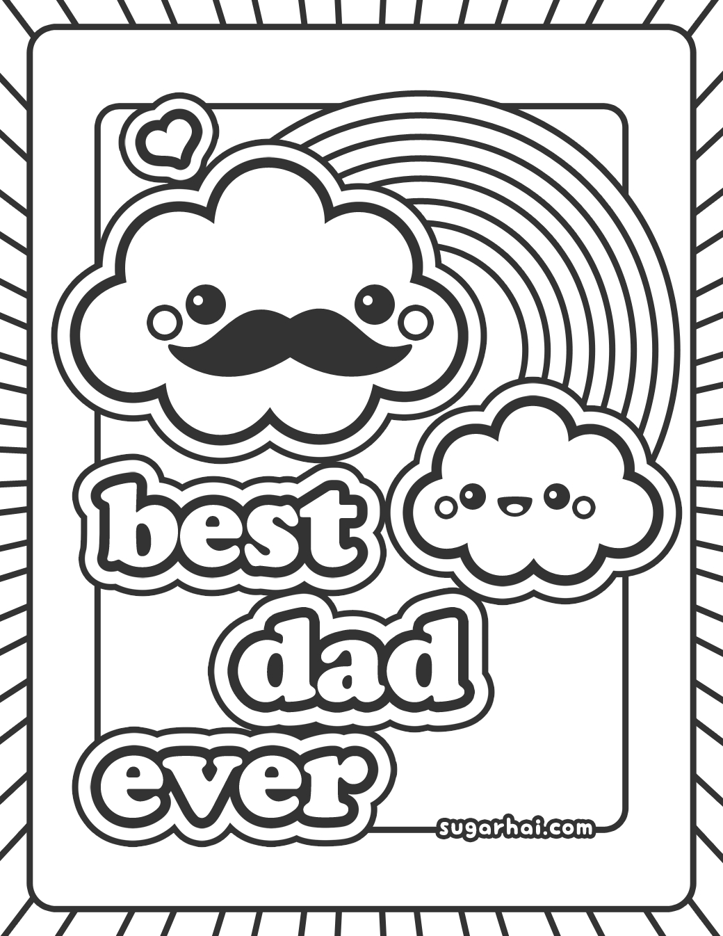 Happy Birthday Dad Coloring Pages At GetDrawings Free Download