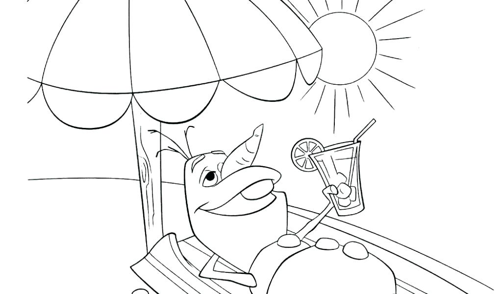 Olaf Happy Birthday Coloring Pages - frozen fever coloring pages