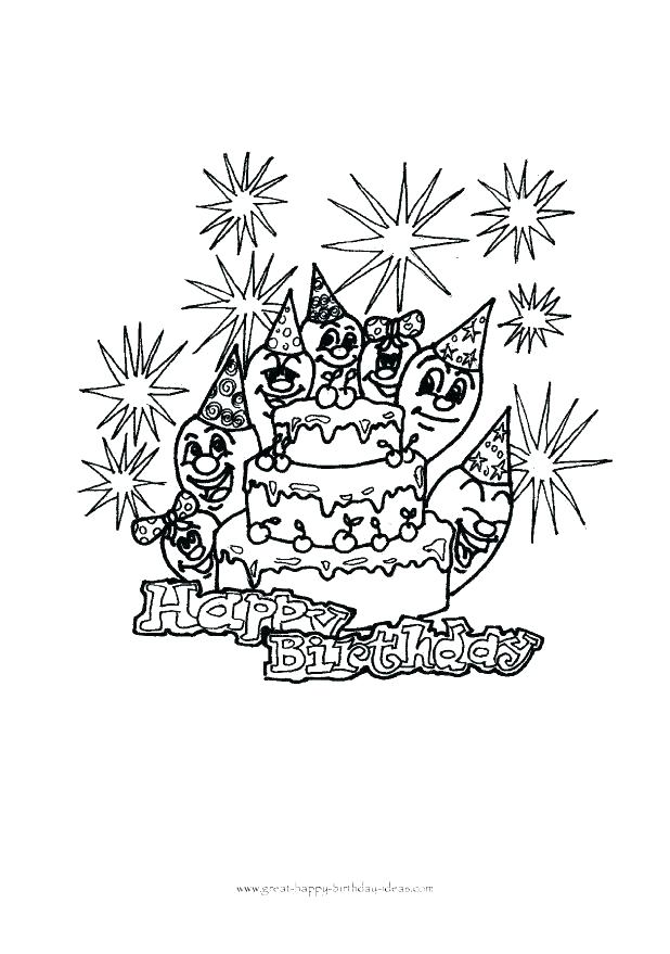 Happy Birthday Nana Coloring Pages at GetDrawings | Free download