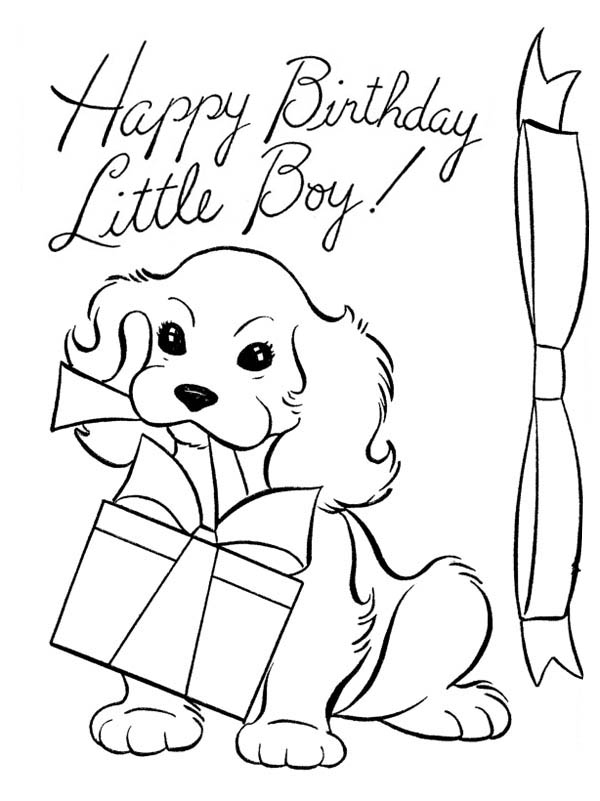 Happy Dog Coloring Pages At Getdrawings Free Download